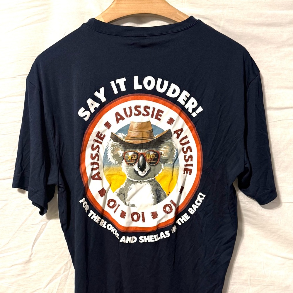 Outback steakhouse Employee Shirt. Say It Louder Size Large
